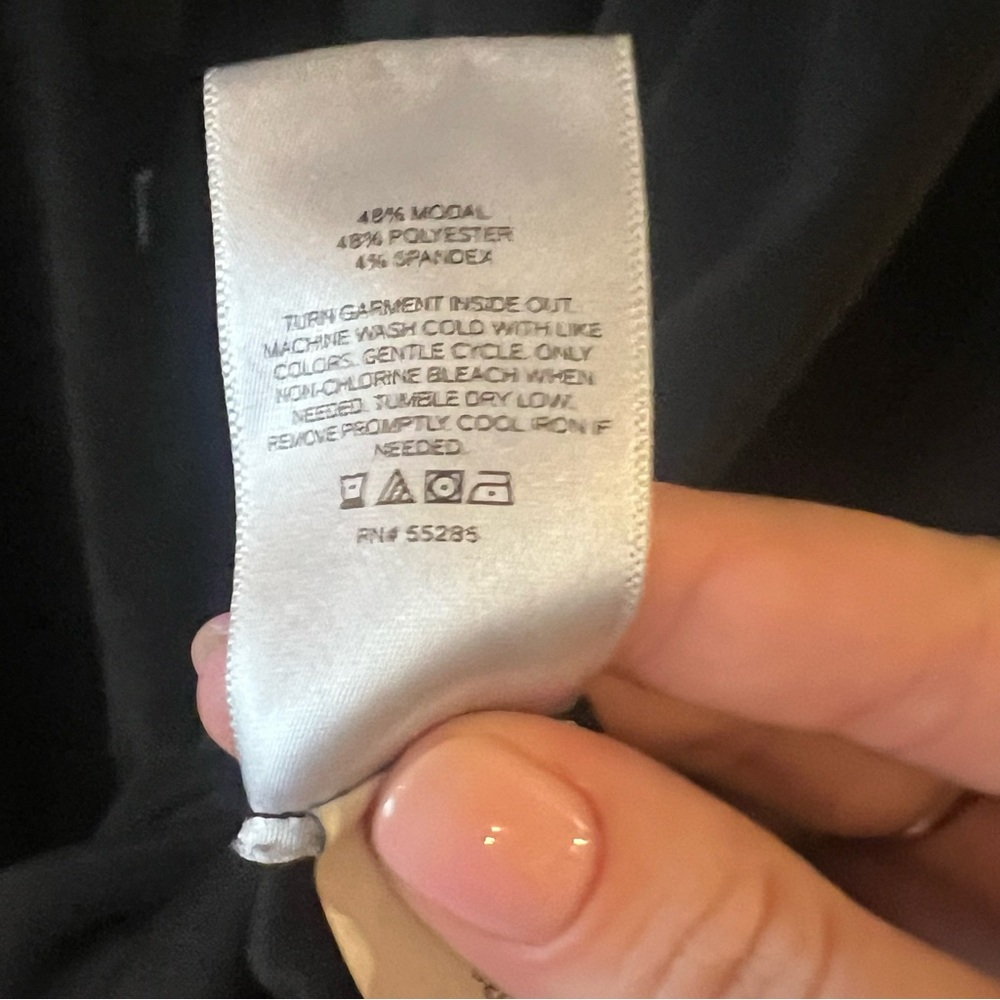 Express Ribbon Funnel Neck Scuba Sweatshirt - Picture 6 of 7